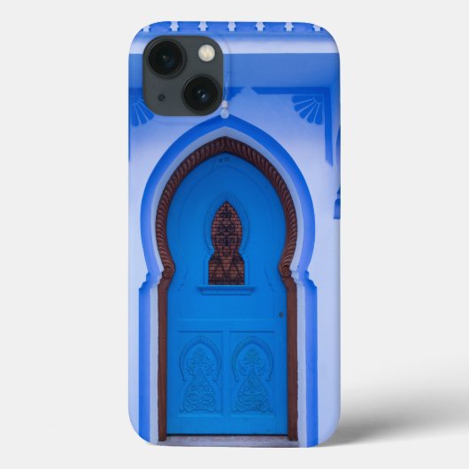 Blauwe Marokkaanse deur Case-Mate iPhone Case (Achterkant)