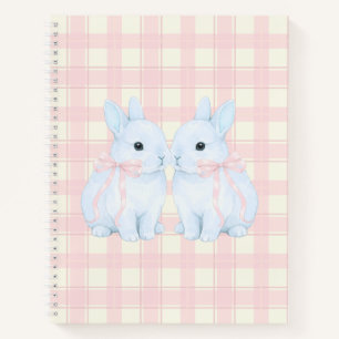 Blauwe Marshmallow Konijn Konijnen Notitieboek