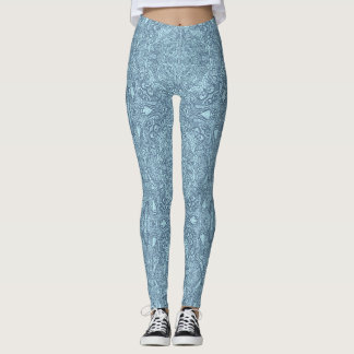 Blauwe Medaillon Leggings