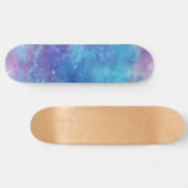 Blauwe Melkweg Skateboard (Horizontaal)