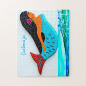 blauwe mermaid Thunder _Cove Legpuzzel (Verticaal)