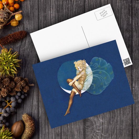   Blauwe Mestkousen Blauwe Maan Briefkaart