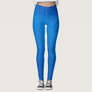 BLAUWE METAAL VLAM LEGGINGS