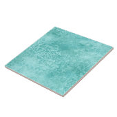 Blauwe mint Zee groene textuur Tegeltje (Zijkant)
