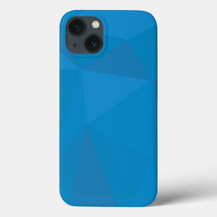 Blauwe, moderne, koele, trendy, futuristische drie iPhone 13 hoesje