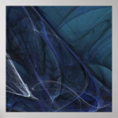 Blauwe moesson poster (Voorkant)