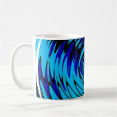 Blauwe Mok koffie Abstracte Mok cacao (Links)