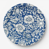 Blauwe Mok van de Mallow Papieren Bordje (Voorkant)