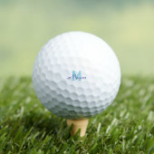 Blauwe Monogram Mason Golfballen (Insitu Shirt)