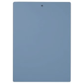 Blauwe monogram naam klembord (Achterkant)