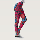 Blauwe morfotuin leggings (Rechts)