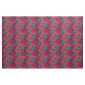 Blauwe morfotuin stof (Fat Quarter)