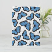 Blauwe morfovlinder (Staand voorkant)