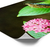 Blauwe Morpho 143 Print (Hoek)