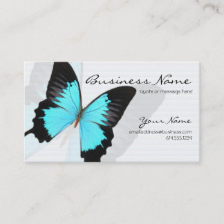 Blauwe Morpho Butterfly Design Visitekaartjes