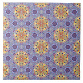 Blauwe moskebaardvis tegeltje (Voorkant)