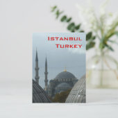 Blauwe moskee briefkaart (Staand voorkant)