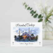 Blauwe moskee - Istanbul Briefkaart (Staand voorkant)