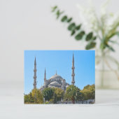 Blauwe moskee Istanbul Briefkaart (Staand voorkant)