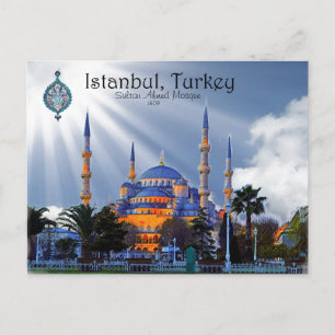 Blauwe moskee - Istanbul Briefkaart