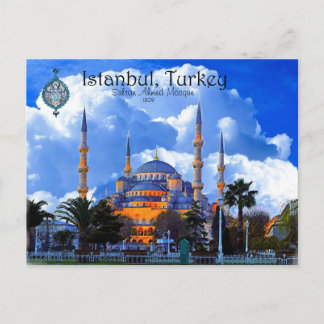 Blauwe moskee - Istanbul Briefkaart