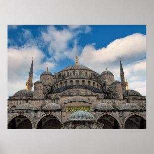 Blauwe moskee Istanbul Poster