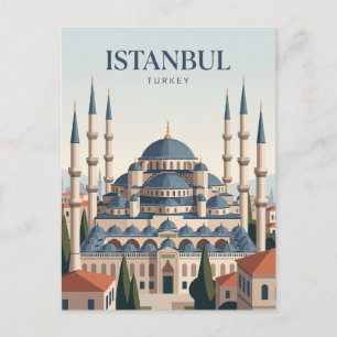 Blauwe Moskee Turkije Briefkaart