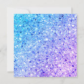 Blauwe Moslim Baby Aqeeqah- Aqiqah- Uitnodiging (Achterkant)