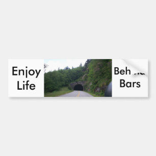 Blauwe motorfiets 9 bumpersticker