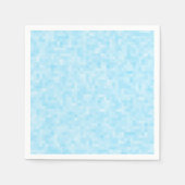Blauwe mozaïekpixelatie servet (Voorkant)