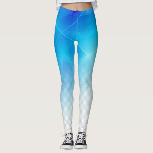 Blauwe mug leggings