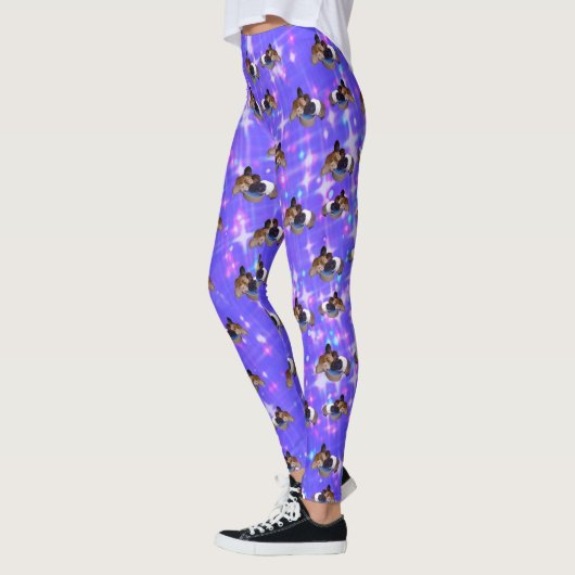 Blauwe muggen, Leggings (Links)