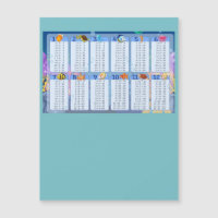 blauwe multiplicatie Tabel 1-12 Kauwblad