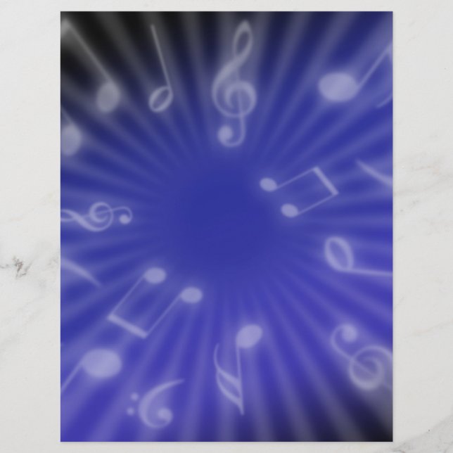 Blauwe muziek (Voorkant)