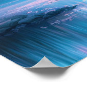 Blauwe mysterie in het Blossom Forest Poster (Hoek)