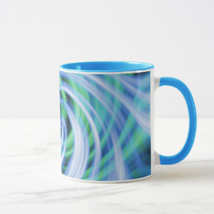 Blauwe N Groene Zwemmen Mok