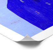 Blauwe nacht poster (Hoek)