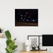 Blauwe nacht poster (Thuiskantoor)