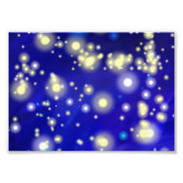 Blauwe nachthemel 32.2 foto afdruk