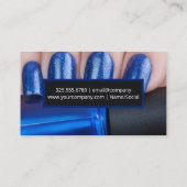 Blauwe nagels en Pools Visitekaartje (Achterkant)