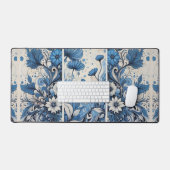 Blauwe Natuur Bureaumat (Keyboard & Muis)