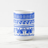 Blauwe Nederlandse golven Koffiemok (Center)
