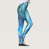 Blauwe nevel Leggings (Rechts)