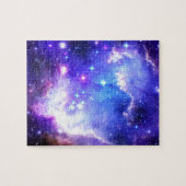 Blauwe nevel legpuzzel (Horizontaal)