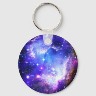 Blauwe nevel sleutelhanger