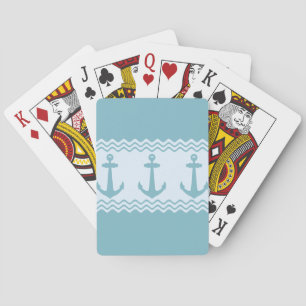 Blauwe Noordelijke Kuststropen Pokerkaarten