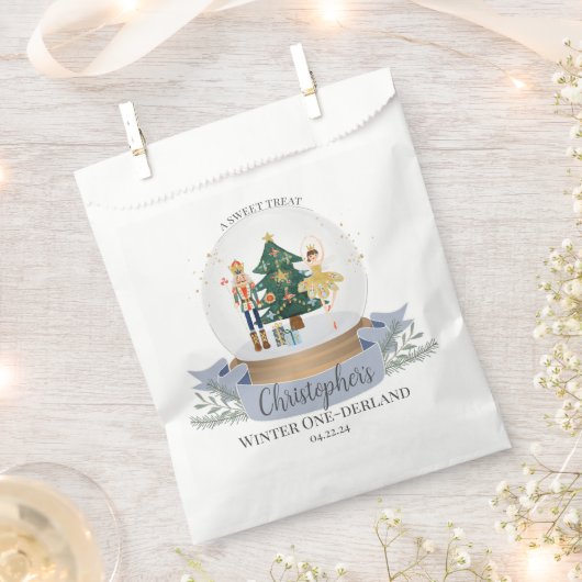 Blauwe Notenkraker Eerste Verjaardagsgunsten Koekj Bedankzakje (Geknipt)