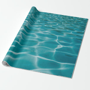Blauwe oceaan cadeaupapier