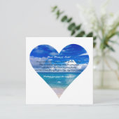 Blauwe Oceaan | Felicitatiekaart Semi-Glans Kaart (Staand voorkant)