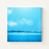 Blauwe oceaan notitieboek (Achterkant)